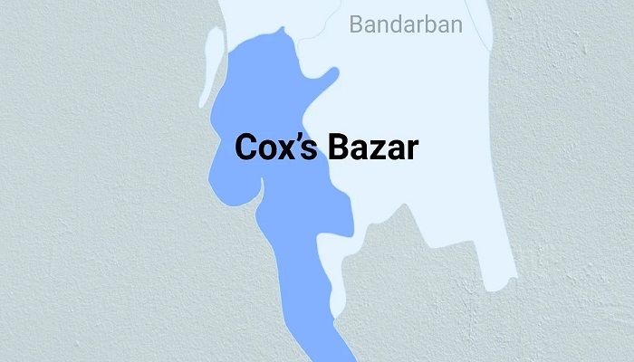 Cox’s Bazar map