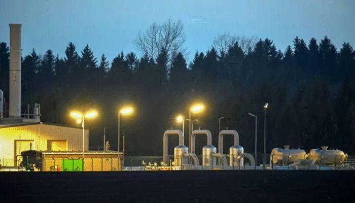 A general view shows a compressor station of ONTRAS Gastransport gas company in Sayda, Germany, April 12, 2022 || Reuters Photo