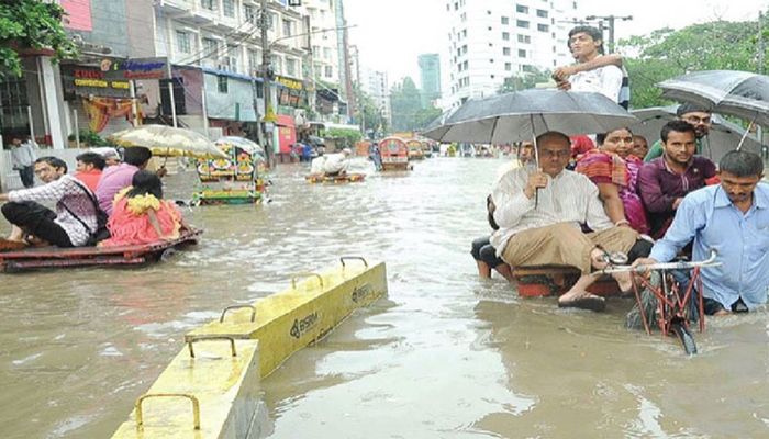 Chattogram Faces Waterlogged Roads after Rain     