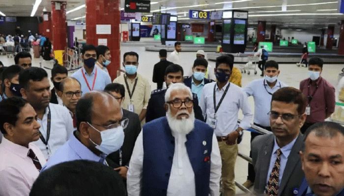 Prime Minister’s Private Industry and Investment Adviser Salman Fazlur Rahman visits Hazrat Shahjalal International Airport in Dhaka on Monday || UNB Photo
