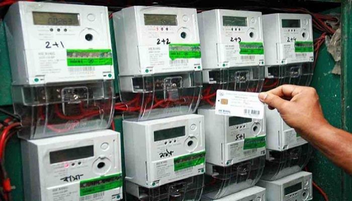 A representational image of prepaid meters of the Dhaka Electric Supply Company Limited. || UNB photo
