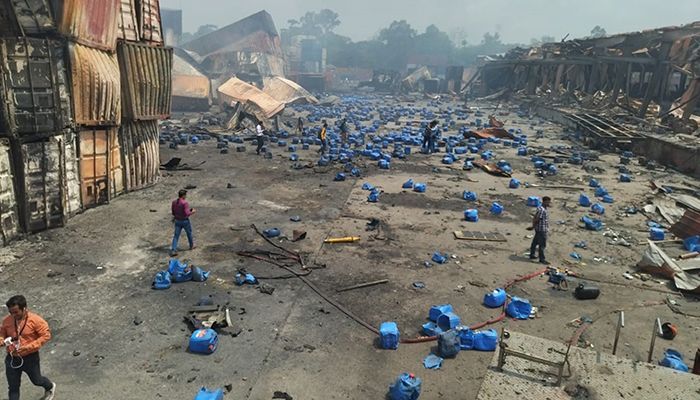 Fire Finally Doused after 86 Hours in Sitakunda Depot