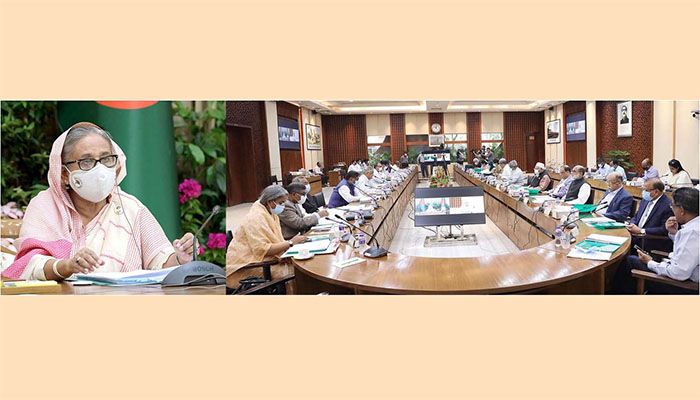 Prime Minister Sheikh Hasina presided over the 17th ECNEC meeting  || Photo: Collected 