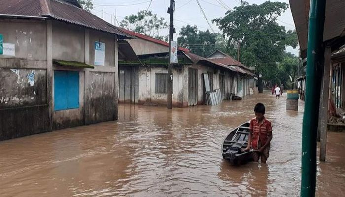 Flood Hits Sunamganj District Again