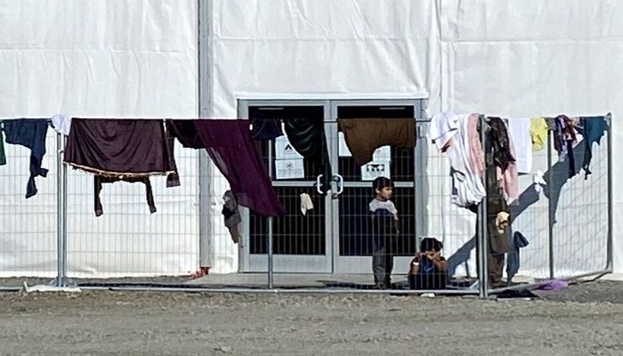  A structure housing Afghan evacuees is seen at Joint Base McGuire-Dix-Lakehurst, New Jersey, which has surged housing and supplies to host more than 9,300 Afghans awaiting resettlement in the United States, September 27, 2021 || Photo: REUTERS