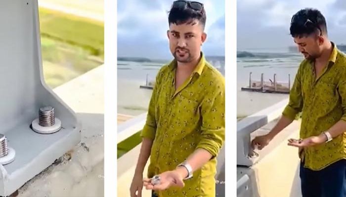 Youth Detained for Unscrewing Nuts of Padma Bridge in TikTok video 