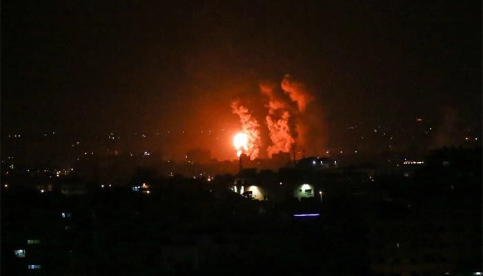 Israeli air strikes hit Hamas military sites in the Gaza Strip || Photo: AFP