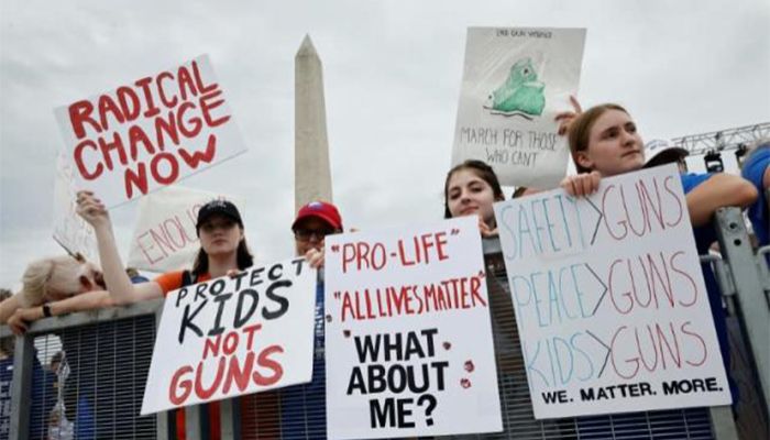 Thousands of Protesters Demand Action on Us Gun Violence