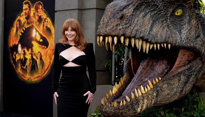 Cast member Bryce Dallas Howard attends a premiere for the film "Jurassic World: Dominion" in Los Angeles, California, US, June 6, 2022. REUTERS/Mario Anzuoni/File Photo