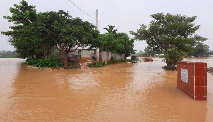 40,000 Marooned, Croplands Submerged in Kurigram