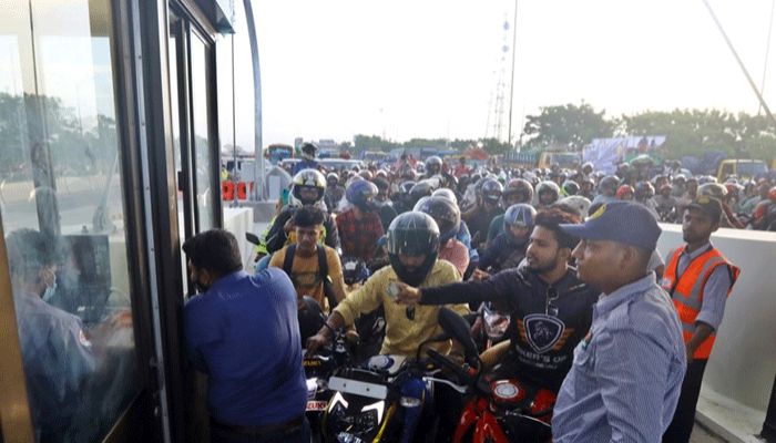 Motorcycles on Padma Bridge Banned from Monday