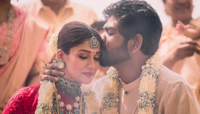 Nayanthara and Vignesh Shivan shared the first photo from their dreamy traditional wedding and we must say, they looked picture perfect. Nayanthara pulled off a breathtaking look of a bride on her D-day || Photo: Instagram
