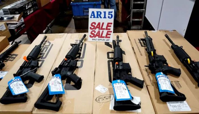 The law Governor Gavin Newsom signed Friday will allow individuals to seek $10,000 from any person or company that manufactures, sells, or transports firearms that are banned in the state || Reuters Photo