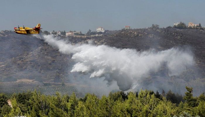Emergency Services Battle Wildfires across Southern Europe