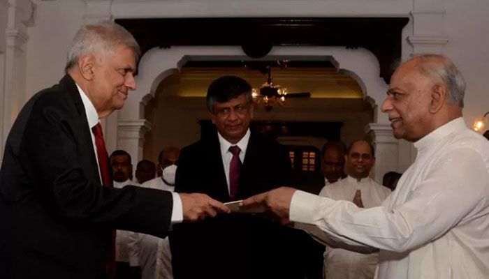 Gunawardena Sworn in As New PM of Sri Lanka 