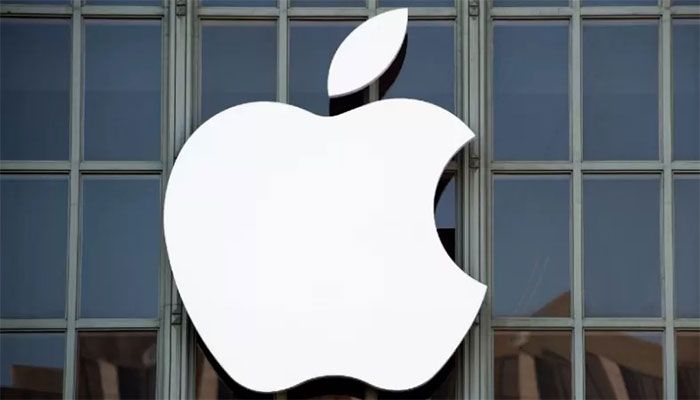 In this file photo taken on September 07, 2016 the Apple logo is seen on the outside of Bill Graham Civic Auditorium before the start of an event in San Francisco, California. || AFP Photo