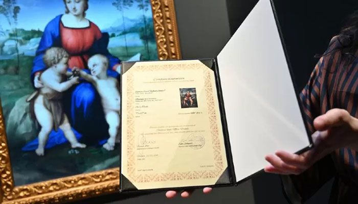An Italian project to digitise works by masters such as Raphael has hit problems. || AFP Photo