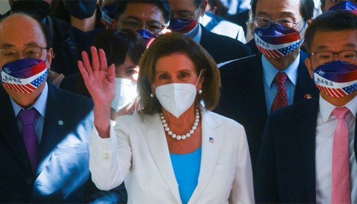 Pelosi Addresses Taiwan Parliament in Visit Condemned by China   