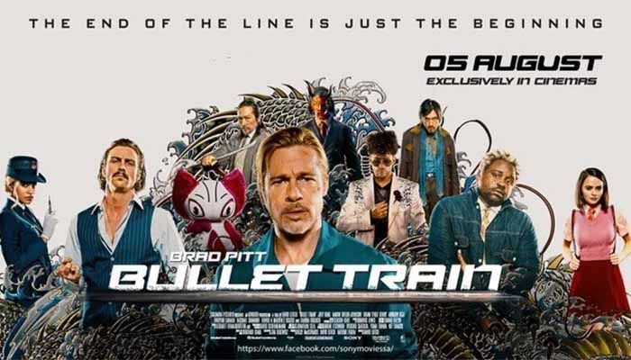 Brad Pitt starring "Bullet Train" action movie poster || Photo: Collected 