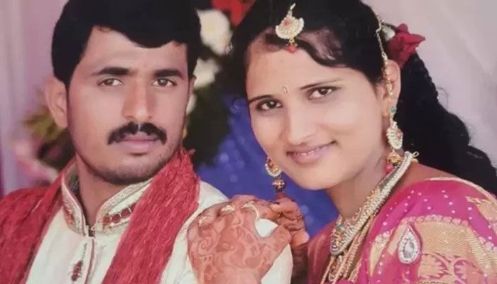 Shivakumar and his wife Chaitra || Photo: Collected  