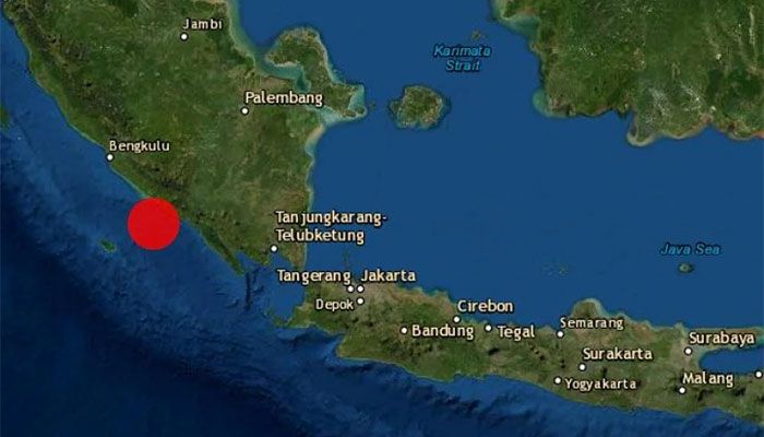 Strong Quake Hits Off Coast of Indonesia's South Sumatra  