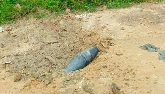 Mortar Shells Fired from Myanmar Recovered in Bandarban