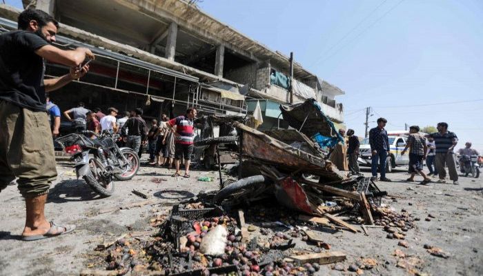 Market Blast in North Syria Kills 15 People, Wounds Dozens  