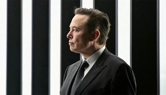 Elon Musk attends the opening ceremony of the new Tesla Gigafactory for electric cars in Gruenheide, Germany on March 22, 2022 || Reuters Photo