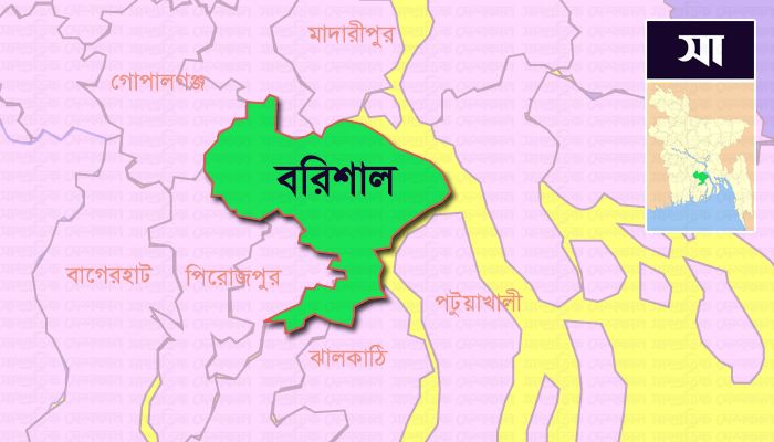 Barishal District Map
