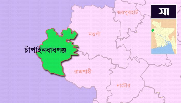 Chapainawabganj District Map