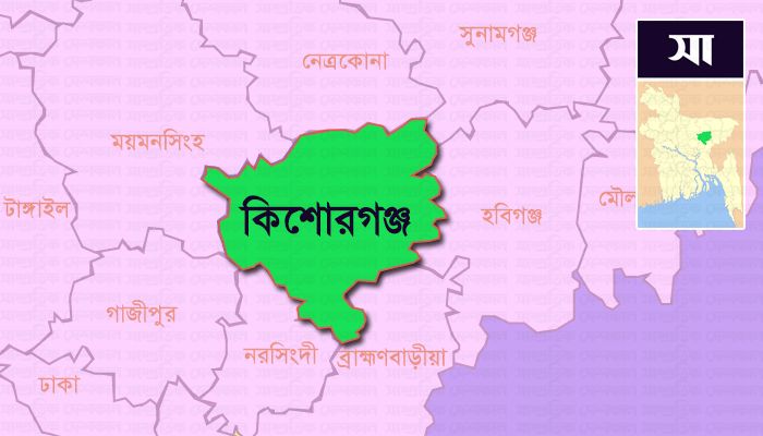 Kishoreganj District Map