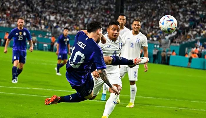 Messi Scores Twice As Argentina down Honduras 