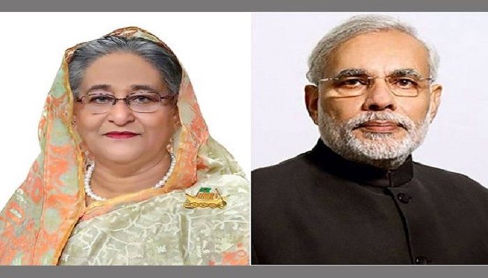 Prime Minister Sheikh Hasina and Narendra Modi