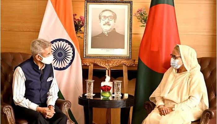 Indian External Affairs Minister Dr S. Jaishankar paid a courtesy call on Prime Minister Sheikh Hasina || Photo: Collected 