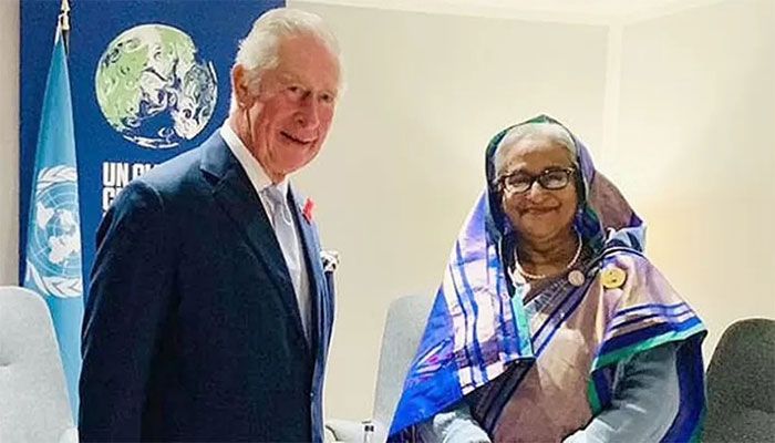 Britain’s King Charles III and Prime Minister Sheikh Hasina || Photo: Collected  