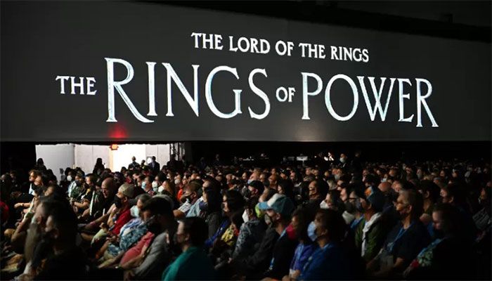 In this file photo taken on July 22, 2022 Fans attend "The Lord of the Rings: The Rings of Power" panel in Hall H of the Convention Center during Comic-Con International on July 22, 2022 in San Diego, California. || AFP Photo 
