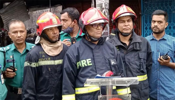 Two Shops Gutted in Dhaka Market Fire 