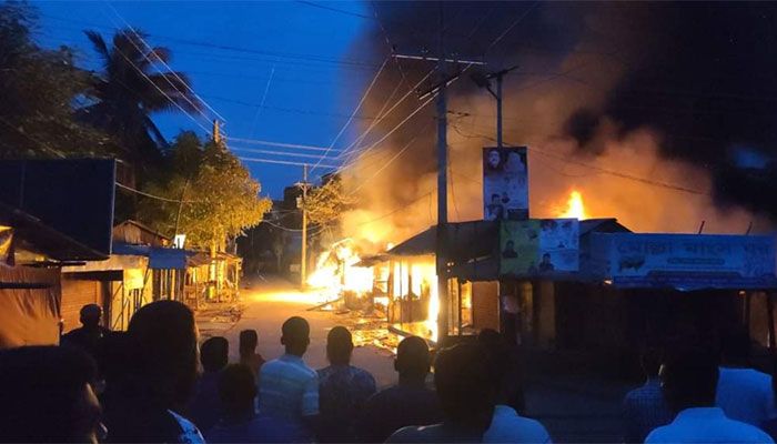 11 Shops Gutted in Jashore Market Fire  