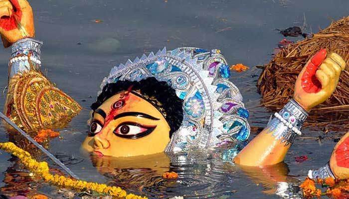 Durga Puja Ends with Immersion of Idols