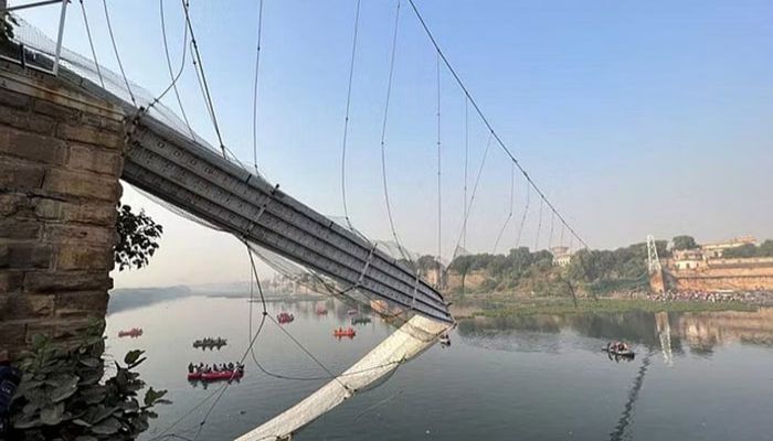 Death Toll from India Bridge Collapse Rises to 141 