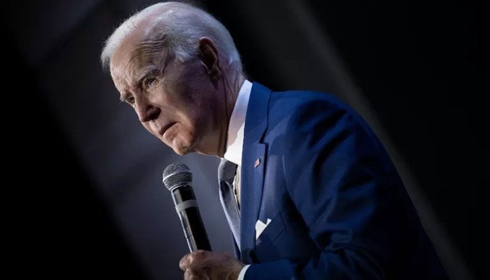 US President Joe Biden delivers remarks during a Democratic National Committee (DNC) event at the Howard Theatre in Washington, DC, on October 18, 2022 || AFP
