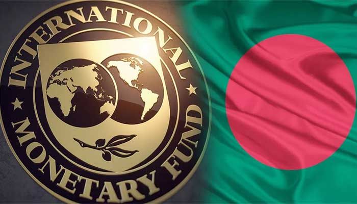 International Monetary Fund and Bangladesh Flag || Photo: Collected 