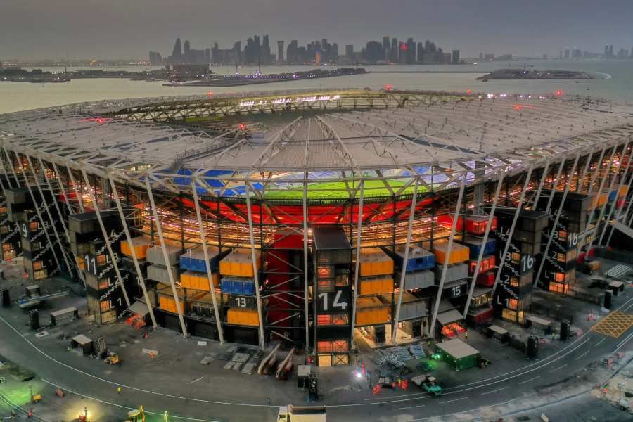 Stadium 974: 40,000 spectators can be accommodated. Seven matches will be played here. Many have questioned the strange naming of the stadium. Organizers said the stadium was built with 974 shipping containers, so named. It will be dismantled only after the World Cup.