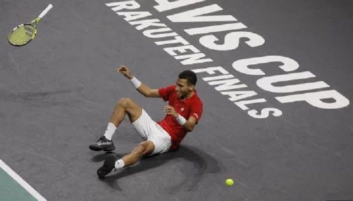 Canada's Felix Auger-Aliassime celebrates after winning his final match || PHOTO: REUTERS