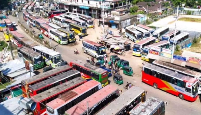 Transport Strike Begins in Faridpur 