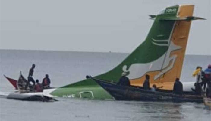 Search for Survivors after Plane Plunges into Lake Victoria in Tanzania