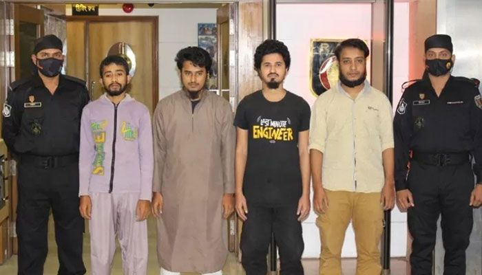 RAB arrests four more members of 'Jamatul Ansar Fil Hindal Sharqiya' on Thursday || UNB Photo