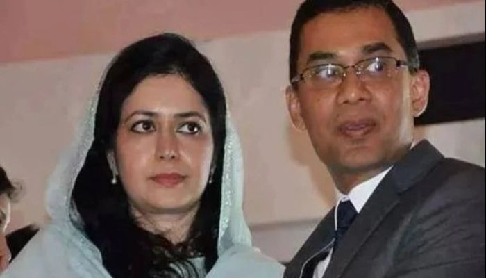BNP senior vice chairman Tarique Rahman and his wife Dr Zubaida Rahman || Photo: Collected 