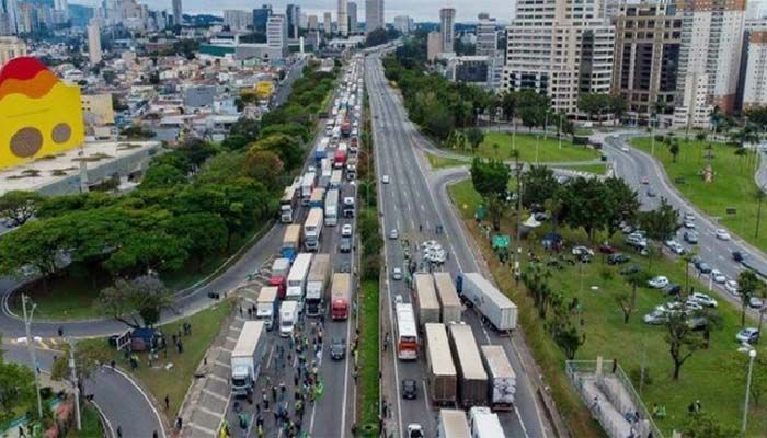 Brazil's President Bolsonaro Tells Protesting Truckers to Clear Roads