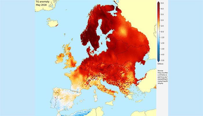 Europe Temperature Rise More Than Twice Global Average: UN